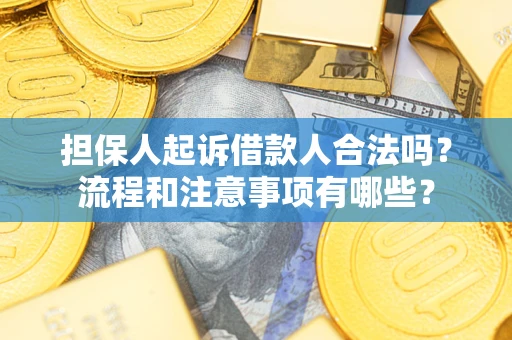济南担保人起诉借款人合法吗？流程和注意事项有哪些？