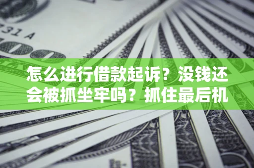 济南怎么进行借款起诉？没钱还会被抓坐牢吗？抓住最后机会！