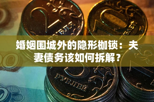 济南婚姻围城外的隐形枷锁：夫妻债务该如何拆解？